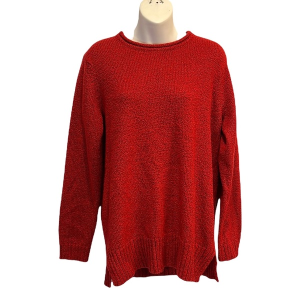 croft & barrow Sweaters - Croft & Barrow Crew Neck Sweater in Red.  Pullover. Size large